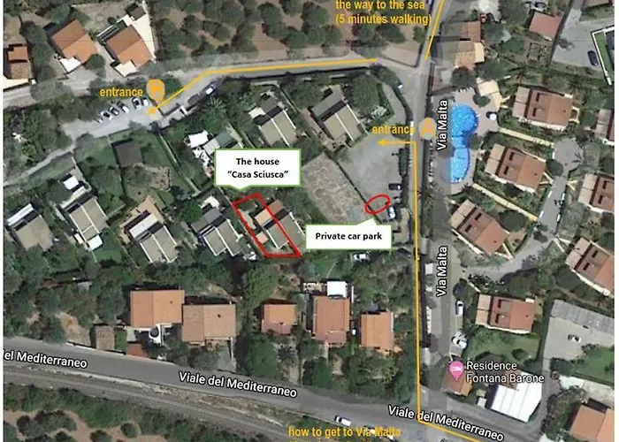 Casa Sciusca 度假居 切法卢